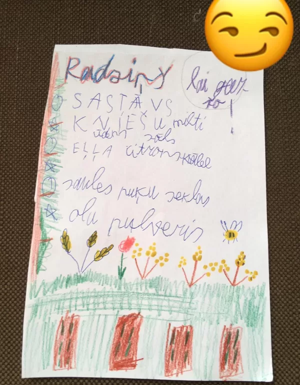 1.d klase Anna Ušpele